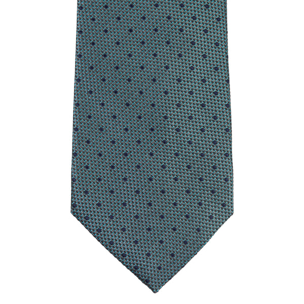 Rezedo zelena kravata sa tačkicama - Gagiardi Srbija