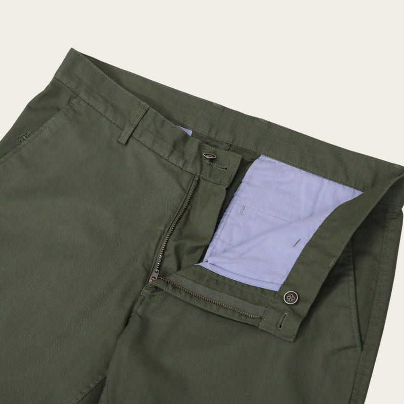 Maslinasto zelene chino pantalone od rastegljivog pamuka