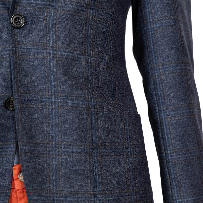 Sako Reda vuneni plavi kocka