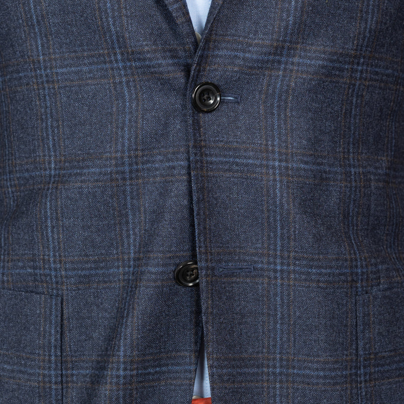 Sako Reda vuneni plavi kocka