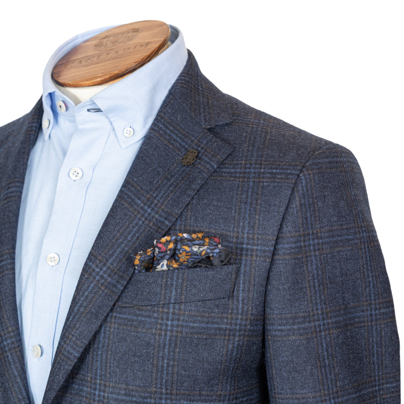 Sako Reda vuneni plavi kocka