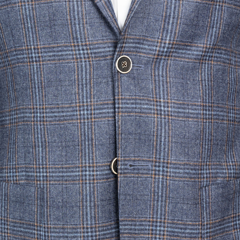 Sako Reda vuneni denim kocka