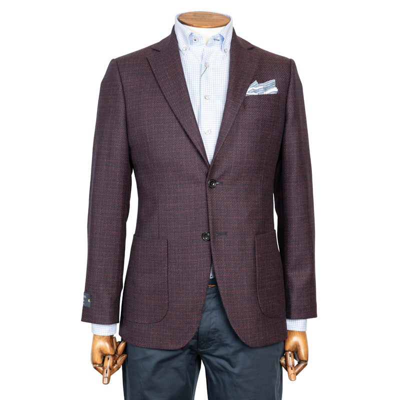 Sako Reda vuneni bordo mouline