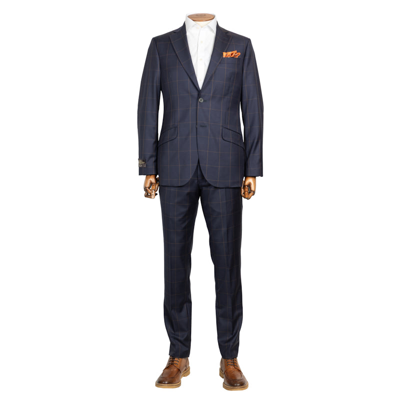 Odelo plavo Canonico Barberis check dizajn