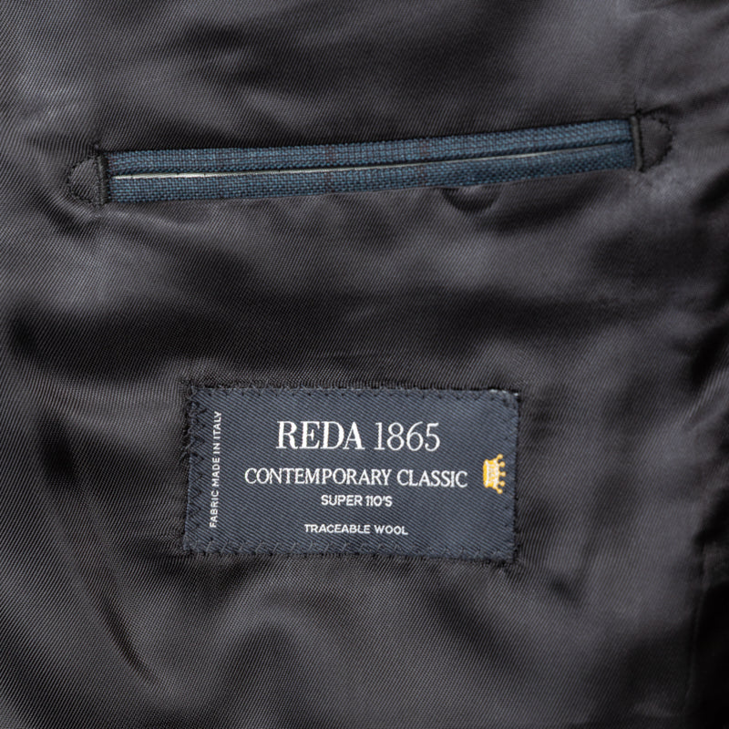 Odelo teal Reda braon check dizajn