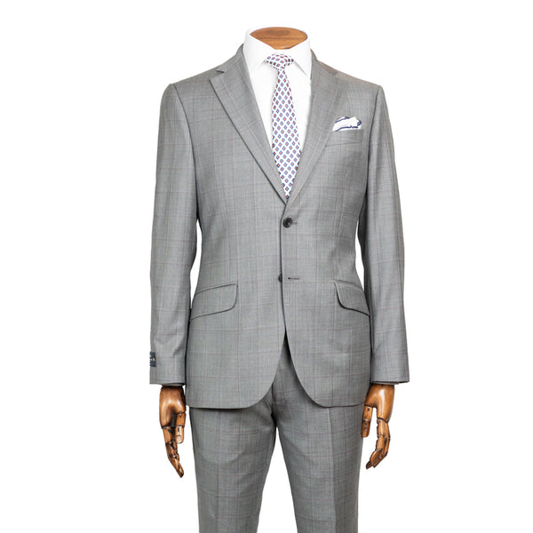 Odelo sivo Reda bordo check dizajn