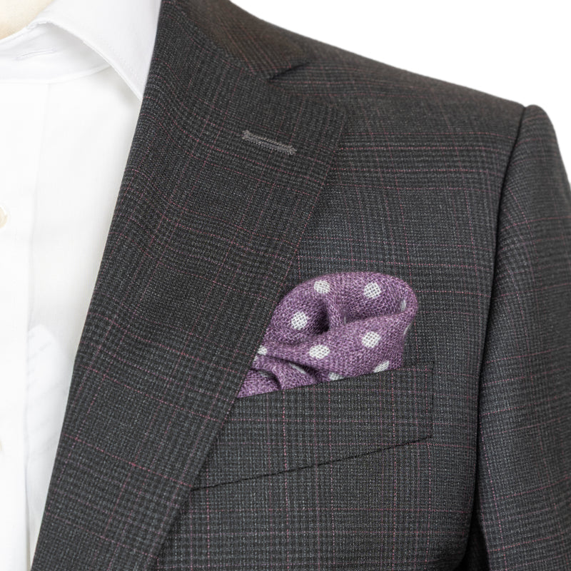 Odelo sivo Reda bordo check dizajn