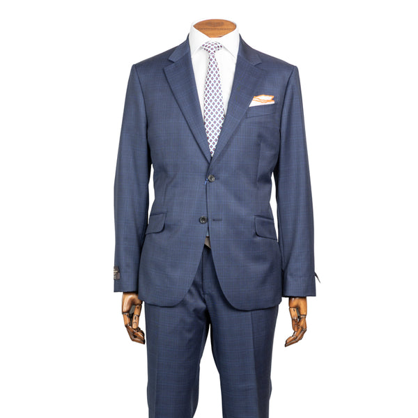 Odelo plavo Canonico Barberis glen check dizajn