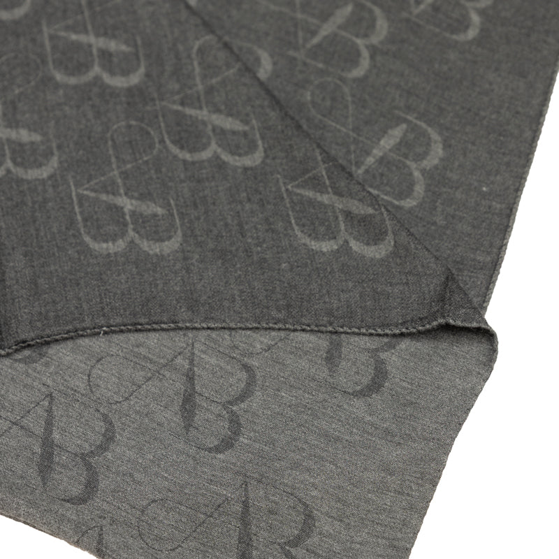 Šal sivi sa logom 36x180cm