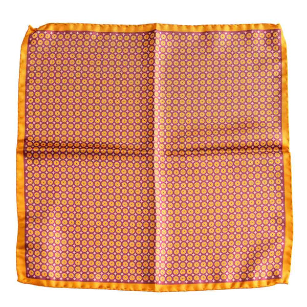 Maramica džepna narandjasta svilena