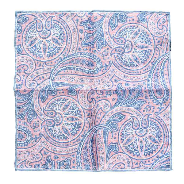 Maramica svilena dizajn svetlo plavo roze