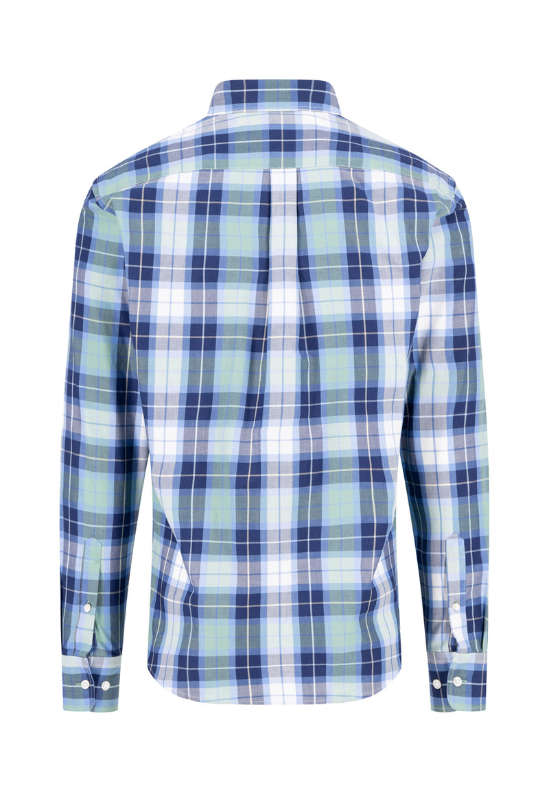 Košulja zelena twill check dezen