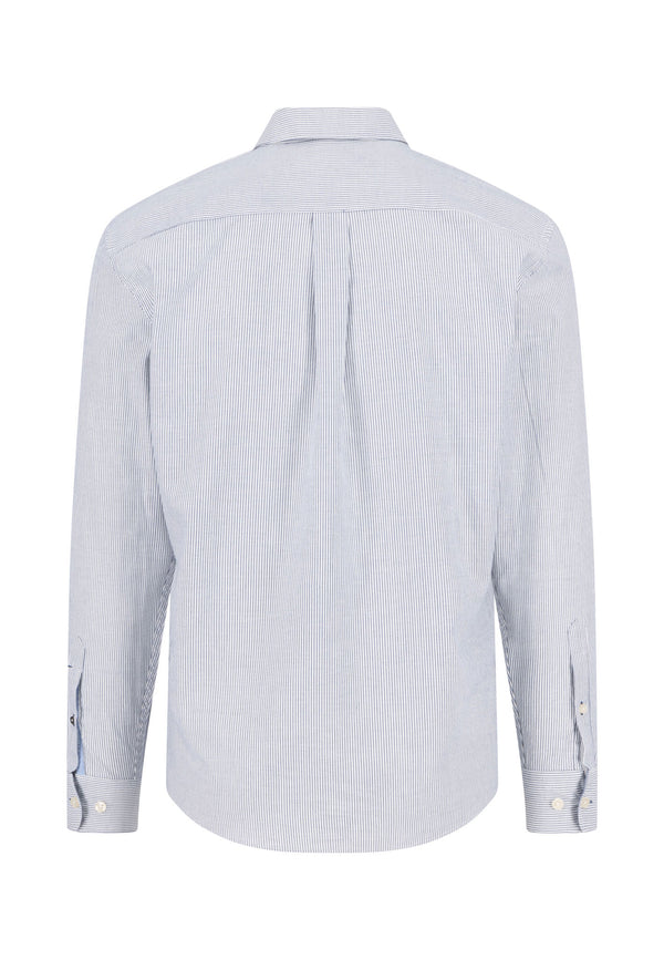 Košulja plava oxford prugice