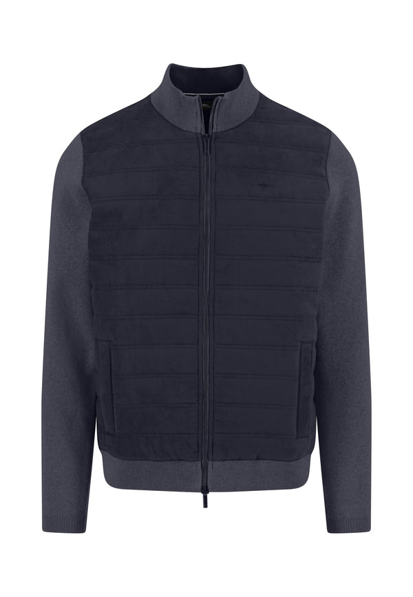 Jakna hibrid kardigan teget