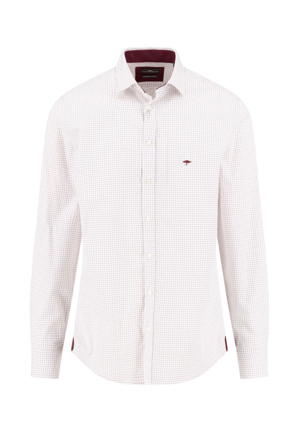 Košulja print bordo dezen