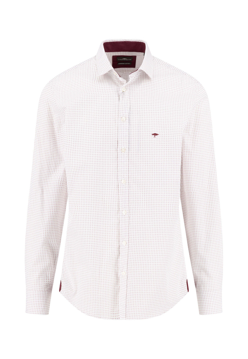 Košulja print bordo dezen