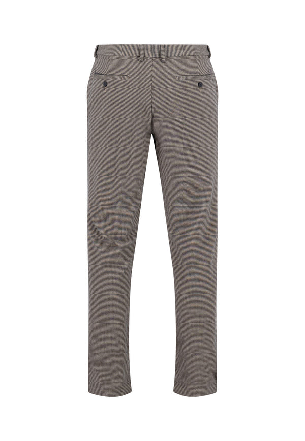 Pantalone chino bež sa dezenom