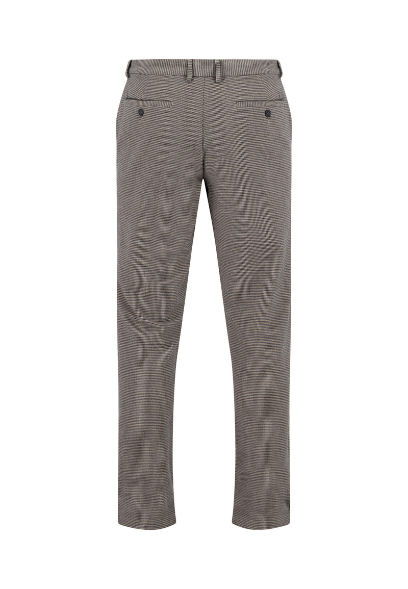 Pantalone chino bež sa dezenom