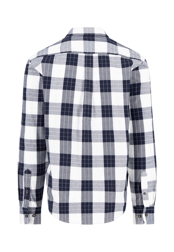 Košulja teget flanelna check