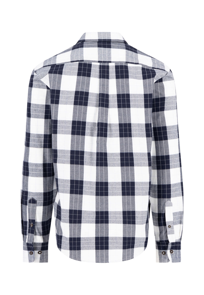 Košulja teget flanelna check