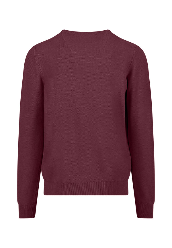 Džemper pamučni bordo boje