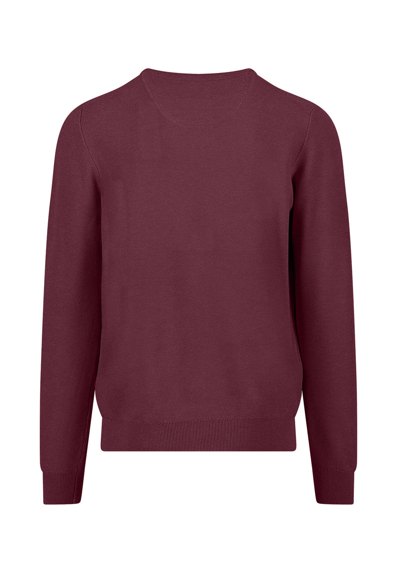 Džemper pamučni bordo boje