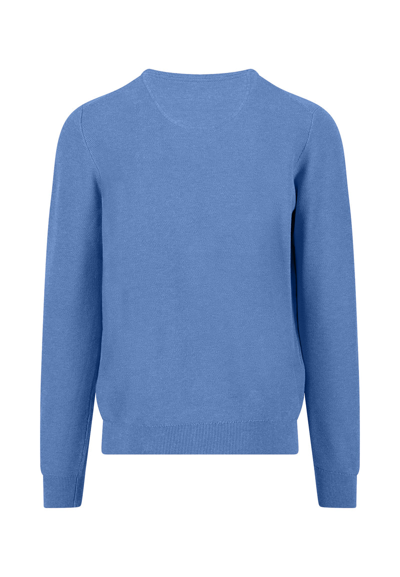 Džemper pamučni svetlo plave boje