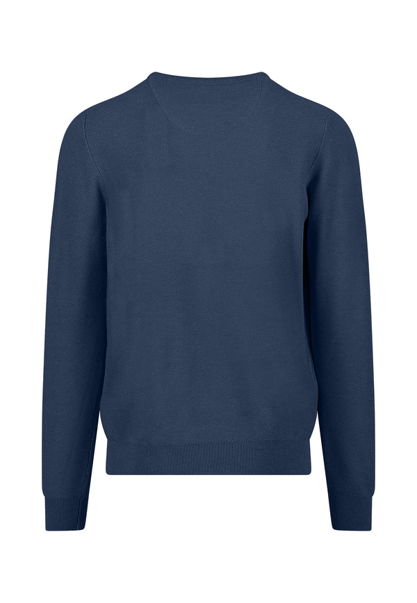 Džemper pamučni svetlo jeans boje