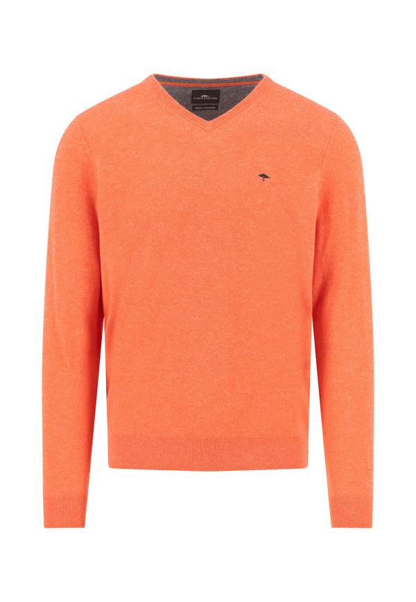 Džemper merino kašmir narandzaste boje