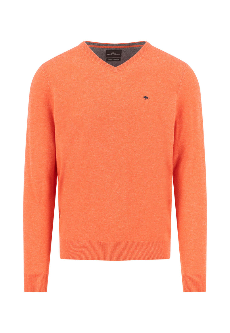 Džemper merino kašmir narandzaste boje