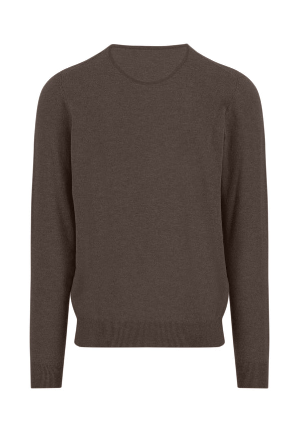 Džemper merino kašmir braon boje