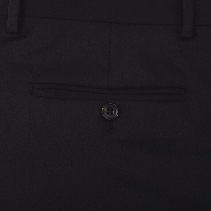 Zadnji džep crnih muških pantalona M&M od twill tkanja - Gagliardi Srbija