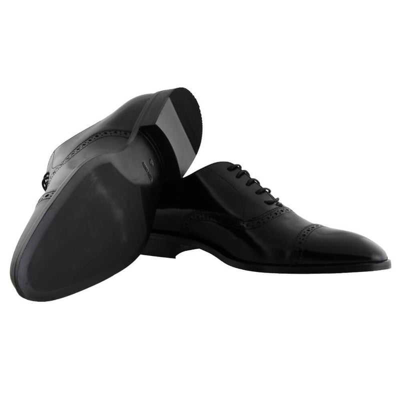 Cipele muške Oxford crne sa štepom i pertlama - Gagliardi Srbija