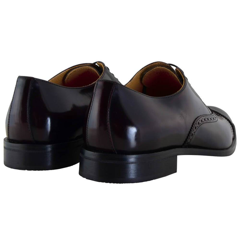 Cipele za muškarce Oxford, bordo boje sa štepom i pertlama - Gagliardi Srbija