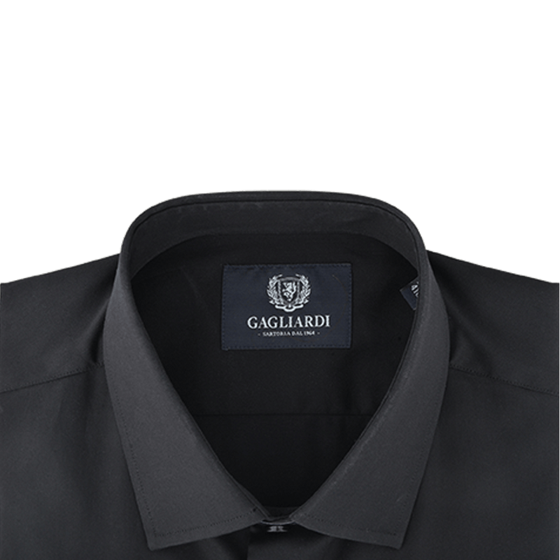 Crna melicizirana košulja sa dezenom - Gagliardi