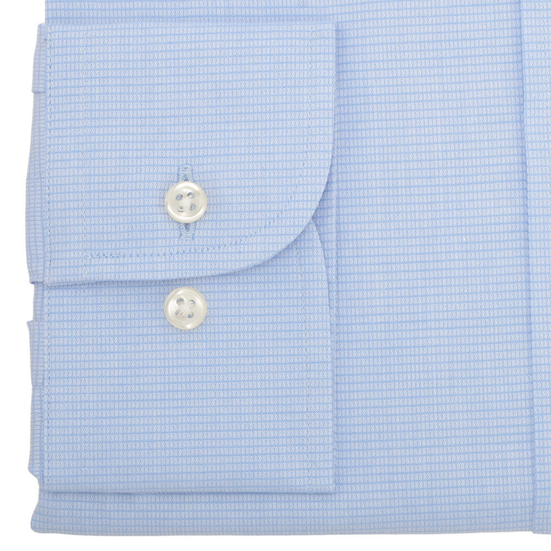 Nebo plava košulja Box tkanja sa sečenom kragnom - Gagliardi