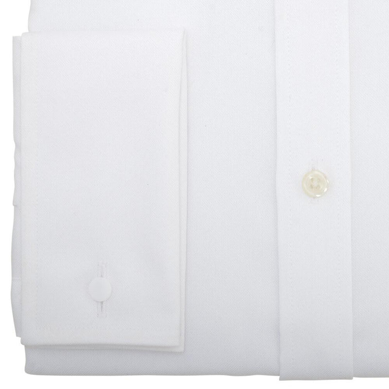 Rukav bele košulje za muškarce sa manžetnama, Oxford, non iron, uži kroj
