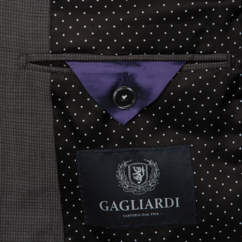 Sivo crni večernji smoking mikro dijamant tkanja - Gagliardi