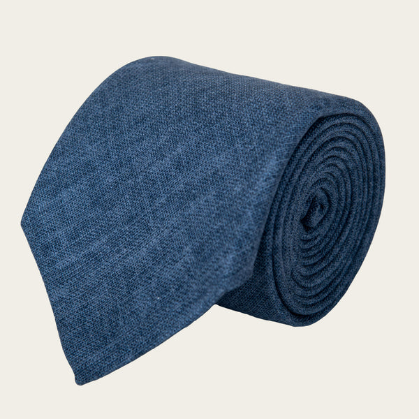 Jednobojna plava kravata